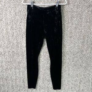 Lysse Leggings Women’s Medium Black Crushed Velvet